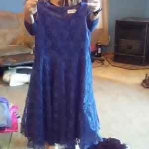 Blue dress